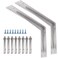 YUMORE Countertop Support Bracket, Heavy Duty 5mm L Bracket, 16x10 &mdash;2 in