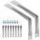 YUMORE Countertop Support Bracket, Heavy Duty 5mm L Bracket, 16x10 &mdash;2 in