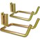 2 Pack E-Track Heavy Duty Shovel Hanger, 6" E Track Tool double J Hook
