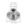 Bonsicoky 6mm Rigid Flange Coupling, 4 Pcs