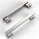 Amerdeco 10 Pack Brushed Satin Nickel Cabinet Pulls 5