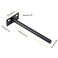 Luomorgo 5 Inch Floating Shelf Bracket, 4 Pcs, Black Blind Shelf Support