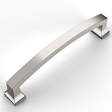 Amerdeco 10 Pack Brushed Satin Nickel Cabinet Pulls 5