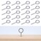 Muzata 20Pack M4 2inch Eye-Hook Screws for Wood Securing Self-Tapping CN22