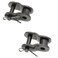 LBTODH 2 Pcs Roller Chain Offset Link Half Link Crank Link