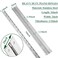 4Pack 16 &euro; Heavy Duty Piano Hinge Stainless Silver Continuous &amp; Piano Hinges