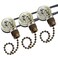 Topbuti 3 Pack Ceiling Fan Pull Chain Switch Zing Ear ZE-109 Two-Wire Light Switch Control Replacement for Ceiling Fan, Wall Lamps, Cabinet Light