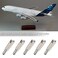 Micro Traders 20pcs Mini Snap Links M3 Thread Clip Self-Locking Metal Clevis Clips Fixing Wing for Remote Control Model Airplanes Electric Plane