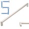 KOOFIZO 5 Pack 10 in Brushed Nickel Cabinet Pulls, Drawer Handles 1816
