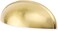 Goldenwarm 20 Pack 3 in Light Brass Bin Cup Pulls Brushed Gold Cabinet Pulls Gold Cup Drawer Dresser Hardware Closet Door Pulls