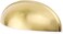 Goldenwarm 20 Pack 3 in Light Brass Bin Cup Pulls Brushed Gold Cabinet Pulls Gold Cup Drawer Dresser Hardware Closet Door Pulls