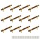 Tsnamay Drawer 5.51"/140mm Pulls Brass Walnut for Kitchen Cabinet Handle