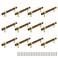 Tsnamay Drawer 5.51"/140mm Pulls Brass Walnut for Kitchen Cabinet Handle