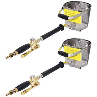 Joywayus 2PCS Air Stucco Cement Texture Hopper Sprayer