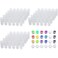 Outus 150 Strips 900 Pots Empty Paint Strips Paint Cup Pots with Lids, 3 ml