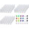 Outus 150 Strips 900 Pots Empty Paint Strips Paint Cup Pots with Lids, 3 ml