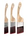 ROLLINGDOG 3Pcs Angled Paint Brush (1.5",2",2.5")
