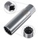 AKIRO 14mm Wrench Socket, 12-Point, 3/8", 14mm Thin Wall Spark Plug Socket for Spark Plug Socket Wrench