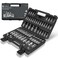 MulWark Torx Socket Set 64-Piece 3/8, 1/4, 1/2 in. Drive Bit Socket Set and External Torx Socket Set w./ Impact Adapter and Reducer   S2 and Cr-V Steel
