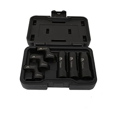 CTA Tools 5083 6-Piece EGT Sensor Socket Set, 13mm, 14mm and 17mm Straight and Offset Sockets, 3/8" Drive
