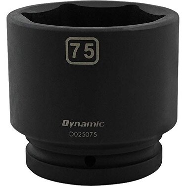 1" Dr. 75 mm Standard Impact Socket