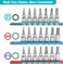 DURATECH Allen Bit Socket Set, 3/8'' Drive Torx, 21-Piece