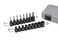 TEKTON 1/2 Inch Drive Torx and External Star Impact Socket Set SKT25801