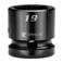 Capri Tools 19 mm Stubby Impact Socket, 1/2 in. Drive, 6-Point, Metric