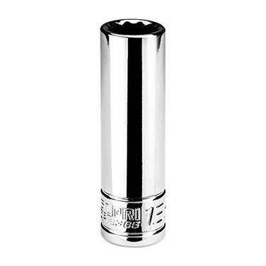Capri Tools 13 mm Deep Socket, 3/8 in. Drive, 12-point, Metric, CP16365