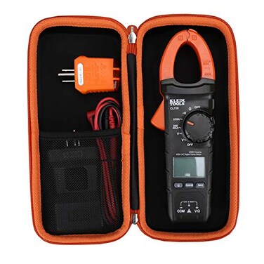 Aproca Case Compatible with Klein Tools CL120 CL110 Digital Clamp Meter, Portable Hard Storage Bag for Accessories (Case Only)