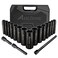 AVID POWER 18pcs 1/2 &euro; Drive Impact Socket Set 10-24mm Metric Sizes Sockets