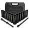 AVID POWER 18pcs 1/2 &euro; Drive Impact Socket Set 10-24mm Metric Sizes Sockets