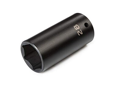 TEKTON 1/2 Inch Drive x 28 mm 6-Point Impact Socket SID23128