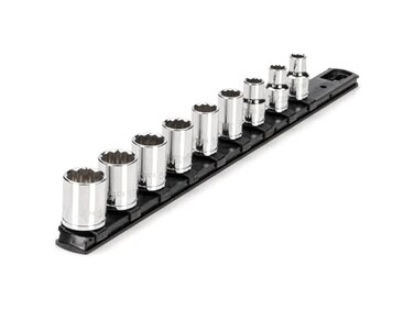 TEKTON 3/8 Inch Drive 12-Point Socket Set, 9-Piece SHD91103