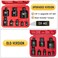 BOEN 8 Piece Impact Socket Adapter and Reducer Set, 1/4" 3/8" 1/2" 3/4" Drive Socket Adapter Set with Durable Case for Impact Driver Conversions (Upgraded)