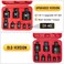 BOEN 8 Piece Impact Socket Adapter and Reducer Set, 1/4" 3/8" 1/2" 3/4" Drive Socket Adapter Set with Durable Case for Impact Driver Conversions (Upgraded)