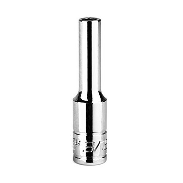 Capri Tools Deep Socket, 1/4-Inch Drive, 6-Point, SAE (3/16-Inch)