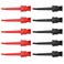 Hook Clip, 10pcs P5002 Hook Multimeter Test Hook Grabbers for Digital Multimeter/SMD IC Cable Welding(Black&amp;Red)