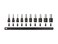TEKTON 1/2 Inch Drive Hex Impact Bit Socket Set, 10-Piece SIB92100