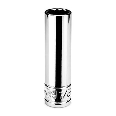 Capri Tools 1/2 in. Deep Socket, 3/8 in. Drive, 12-point, SAE
