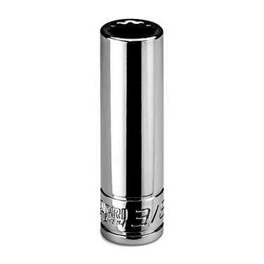 Capri Tools 3/8 in. Deep Socket, 1/4 in. Drive, 12-point, SAE