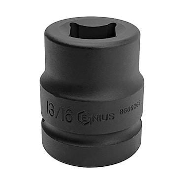 Genius Tools 1" Dr. 13/16" Square Budd Wheel Socket 60mmL - 866026S