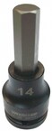 Hex Impact Socket, 3/4 in. Dr, 14mm