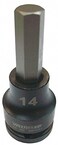 Hex Impact Socket, 3/4 in. Dr, 14mm