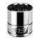 Capri Tools 13/16 in. Shallow Socket, 3/8 in. Drive, 12-point, SAE