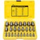 Topec 25Pcs Screw Extractor Set, Multi-Spline Easy Out Bolt Extractor Kit