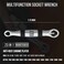 Lichamp Universal Wrench EDC Pocket Wrench Multi 23 Sizes