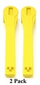 JSP Manufacturing 2 Pack Yellow Gas and Bung Wrench Non Sparking Solid Drum Bung Nut Wrench