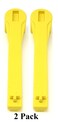 JSP Manufacturing 2 Pack Yellow Gas and Bung Wrench Non Sparking Solid Drum Bung Nut Wrench