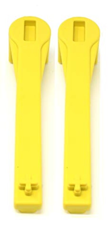 JSP Manufacturing 2 Pack Yellow Gas and Bung Wrench Non Sparking Solid Drum Bung Nut Wrench